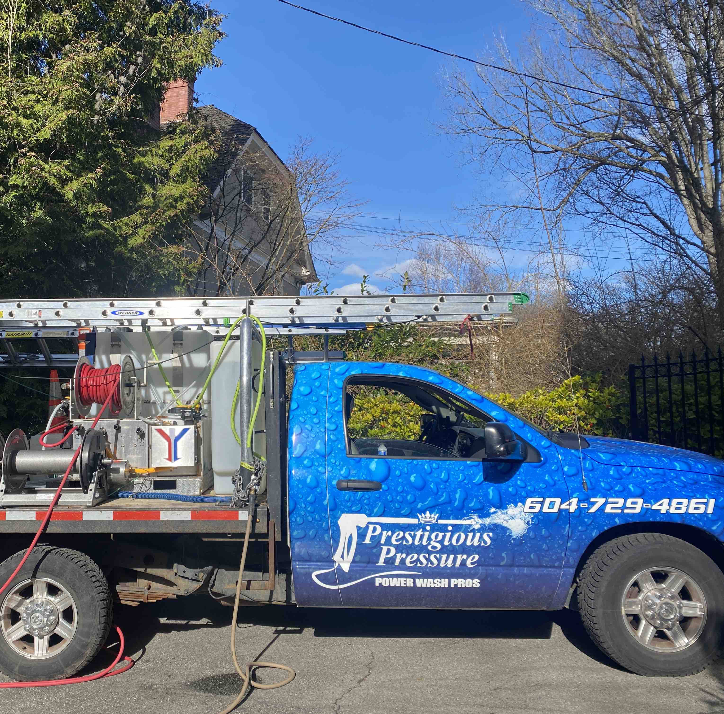 pressure washing truck picture