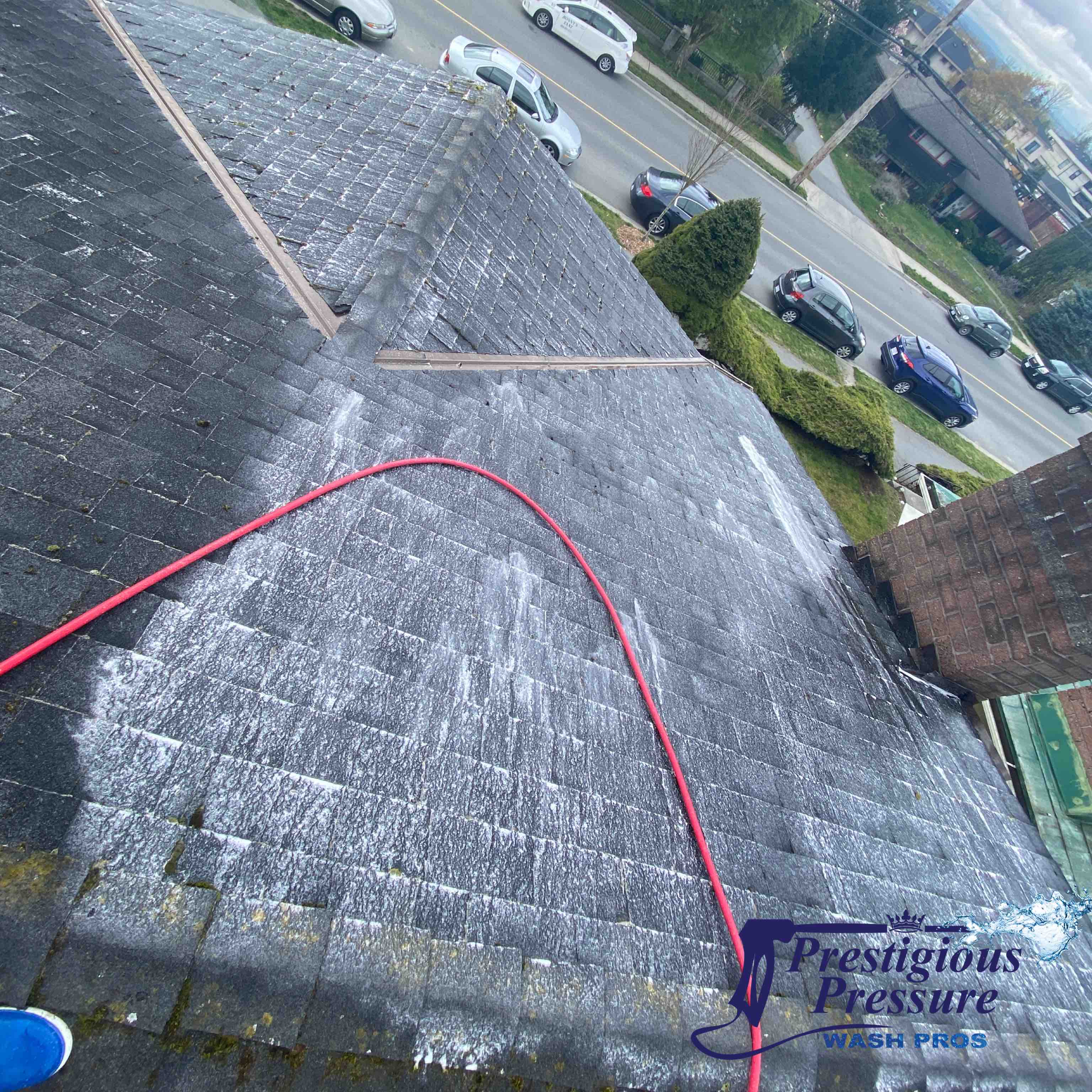 roof cleaning picture