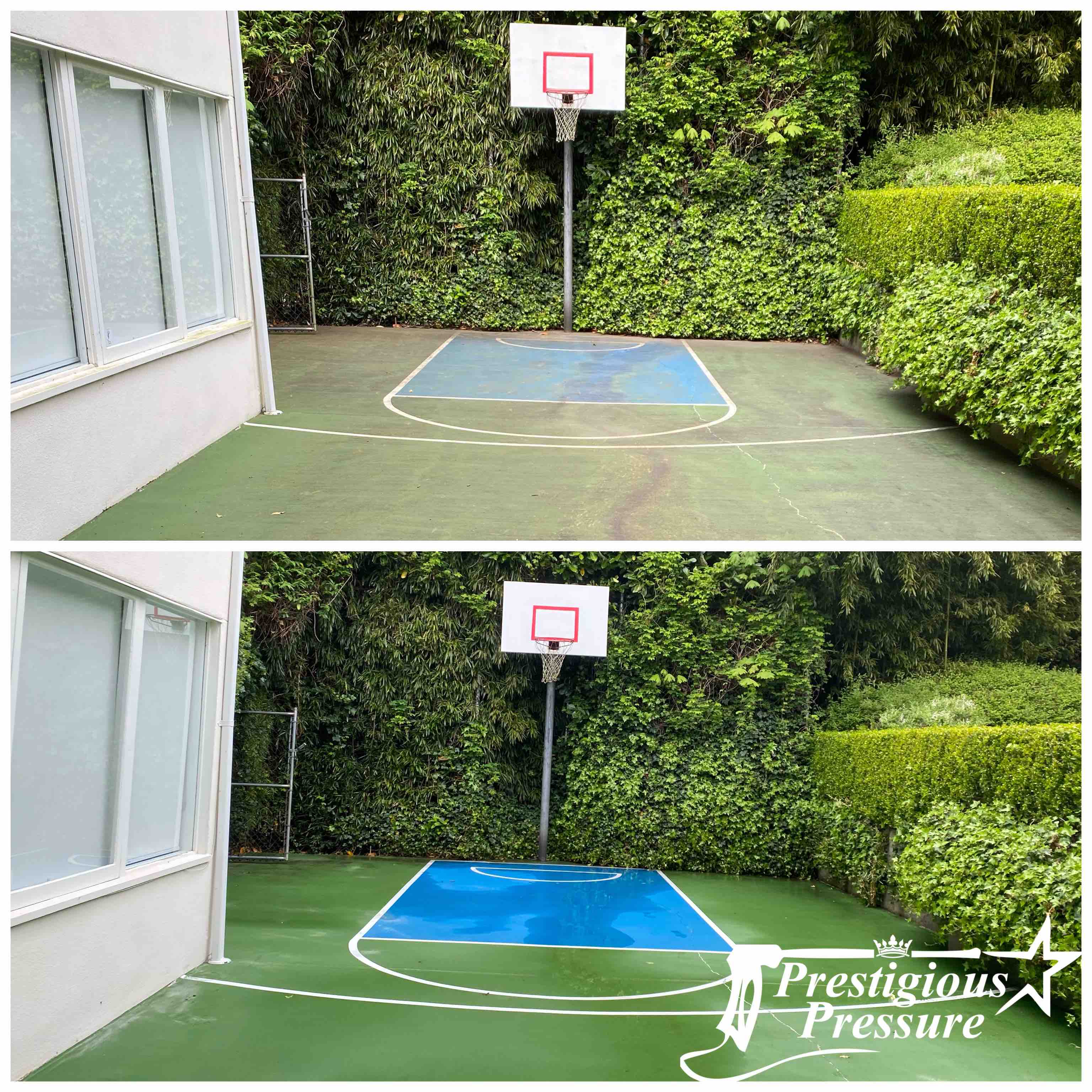 tennis court washing west vancouver